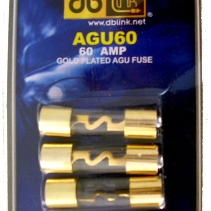 DB Link AGU60 60 Amp Gold AGU Fuses - Pack of 4