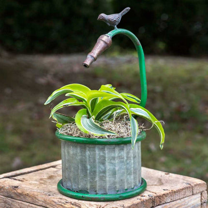 Garden Hose Round Planter