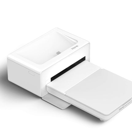 iHome® Color Photo Printer Dock, Full Size 4x6 inch Printouts (White)