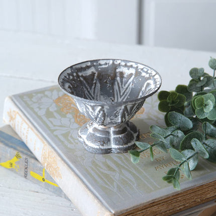 CTW Home Collection Metal Chalice Cup Tealight Holder, 3.25-inch Diameter, Metal, Tabletop Decoration