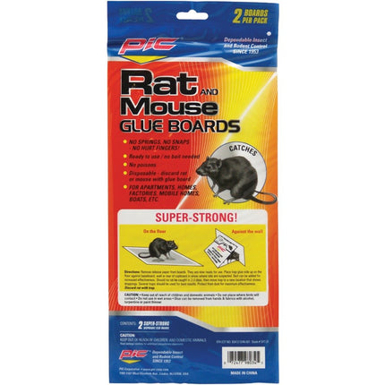 Pic Professional-Strength Rat & Mouse Glue Boards (2 Pack)