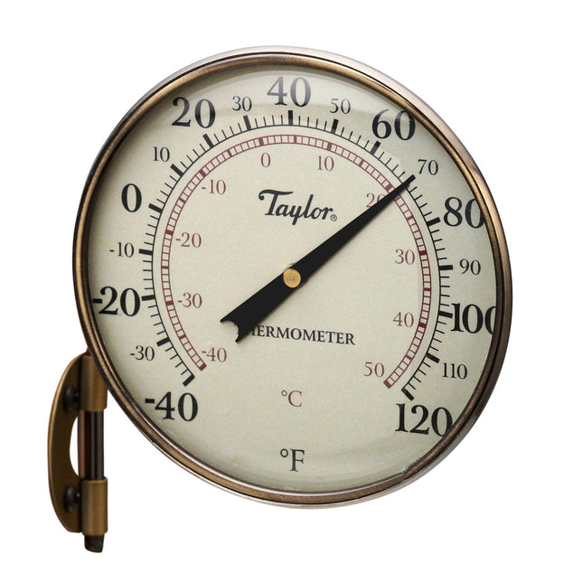 Taylor Heritage Metal Dial Thermometer (4.25-Inch)