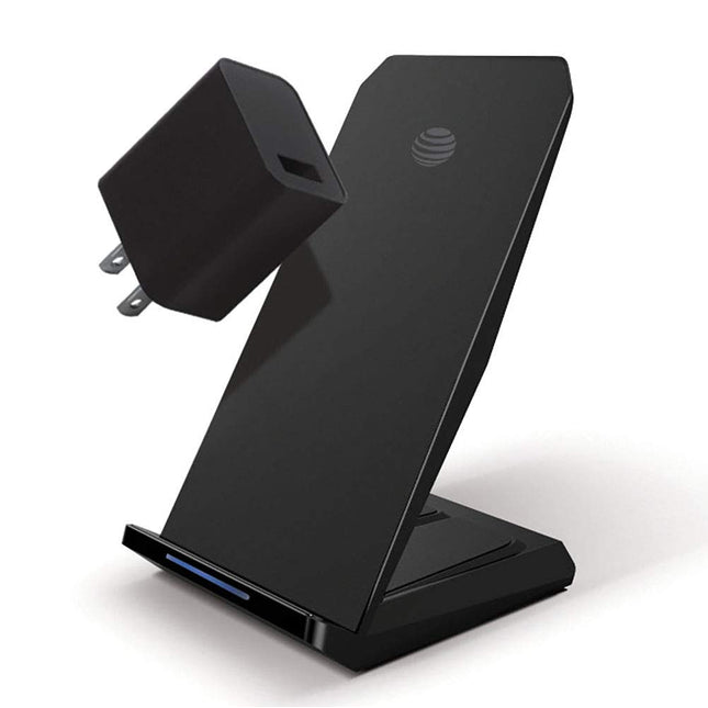 AT&T WCS10 15-Watt Wireless Charging Stand with Quick Charge 3.0 Rapid Charger