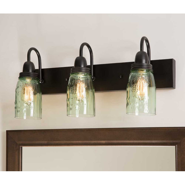 Mason Jar Vanity Lamp