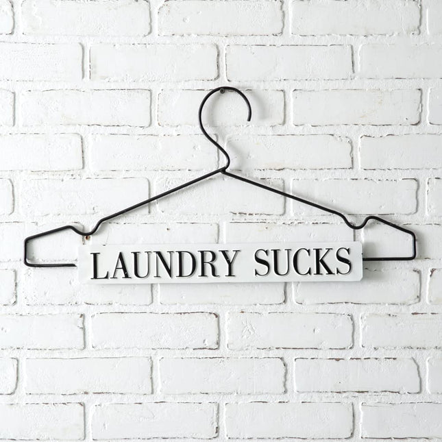 Colonial Tin Works 440197 Laundry Sucks Wall Decor, 23.50-inch Width