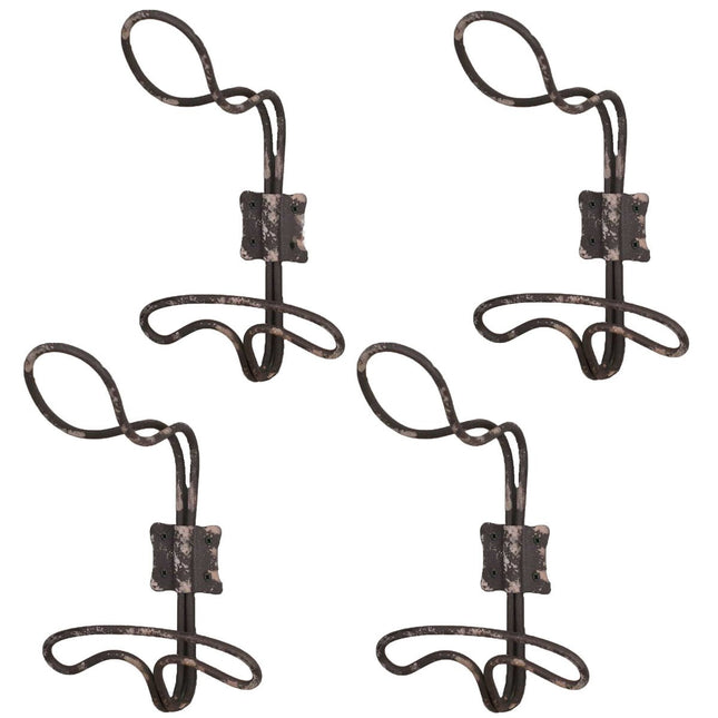 Vintage Rustic Wire Coat Hat Towel Wall Hook