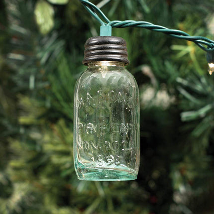 CTW 3½  Glass Mason Jar Ornament for Christmas Lights Set of 6
