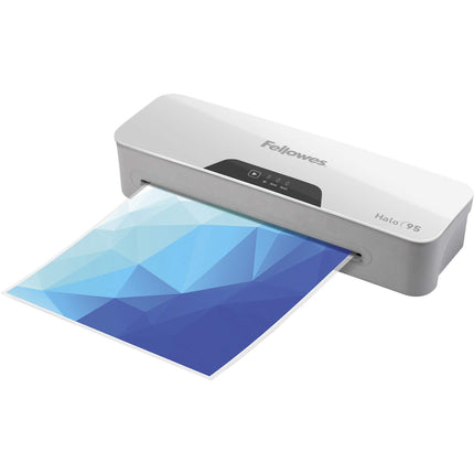 Fellowes Halo 95 Laminator with Pouch Starter Kit, 3 x 13.5 x 4.4
