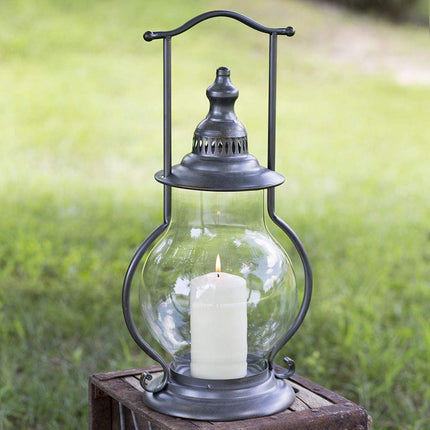 CTW Home Collection Gunmetal Steeple Lantern (1)