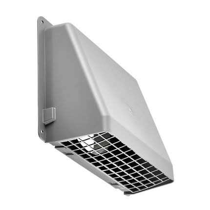 Lambro W/Damper 351G/351GR 6-Inch Plastic Wall Cap, 1 Count (Pack of 1), Gray