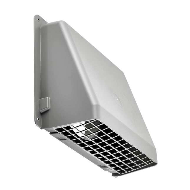 Lambro W/Damper 351G/351GR 6-Inch Plastic Wall Cap, 1 Count (Pack of 1), Gray
