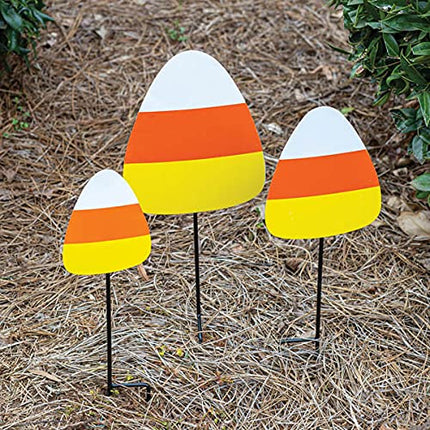 CTW Collection 370333 Set of 3 Candy Corn Garden Stake