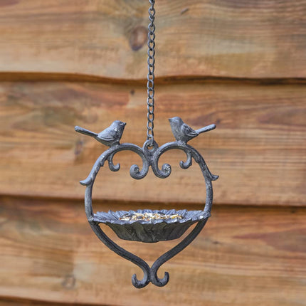 Colonial Tin Works 420219 Cast Iron Heart Feeder, 9-inch Height