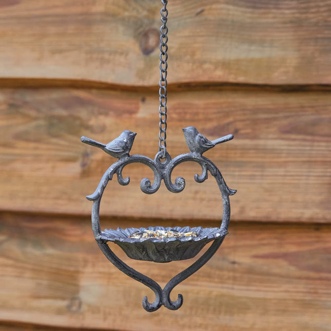 Colonial Tin Works 420219 Cast Iron Heart Feeder, 9-inch Height