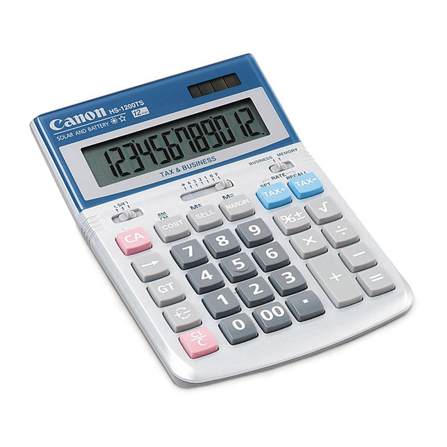 Canon Office Products HS-1200TS Business Calculator, Black, 4 7/8 x 6 7/8