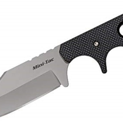 Cold Steel Mini Tac Series Fixed Blade Knife with Sheath, Mini Tac Bowie, 3.63 in