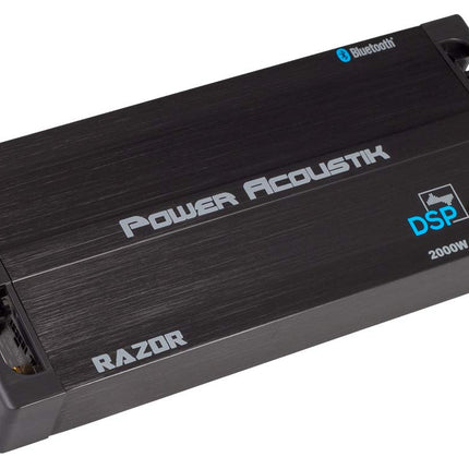 Power Acoustik RZ4-2000DSP Razor Series 2,000-Watt Max 4-Channel Class D Amp with DSP and Bluetooth