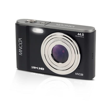 Minolta MND20 44 MP / 2.7K Ultra HD Digital Camera (Black)