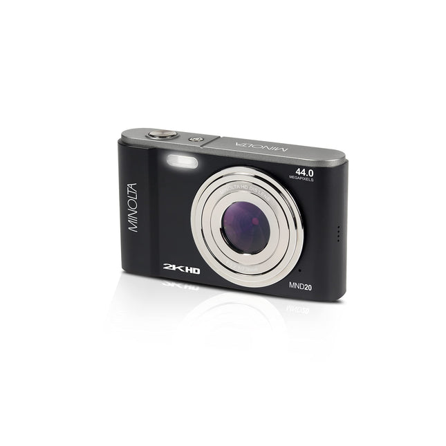 Minolta MND20 44 MP / 2.7K Ultra HD Digital Camera (Black)