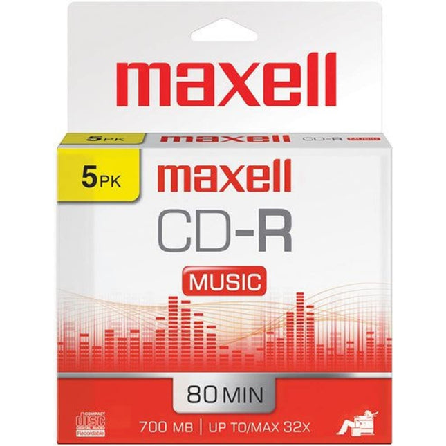 Maxell 80 Min Recrdbl C Dfor Dig. Audio 5pk