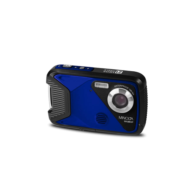 Minolta MN30WP 21 MP / 1080P HD Waterproof Digital Camera (Blue)