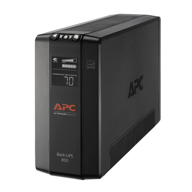 APC Battery Backup Surge Protector, BX850M Backup Battery Power Supply, AVR, Dataline Protection,12.2 x 3.58 x 7.48 inches (Black)