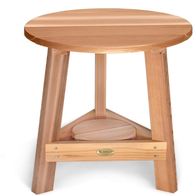 All Things Cedar TP22 2-Piece Cedar Tripod Table