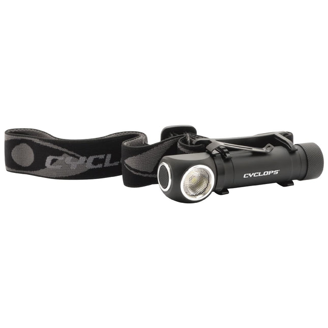 Cyclops Hades Headlamp, Tactical Durable Lightweight Aluminum Compact Adjustable Headband Weather Resistant IPX4 Rechargeable Removable 5 Modes Bright LED 1000 Lumen Headlight
