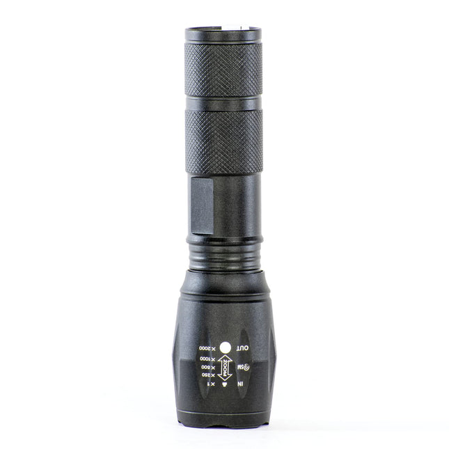 Dorcy 41-4379 200-Lumen Ultra HD Aluminum LED Rechargeable Flashlight with Power Bank