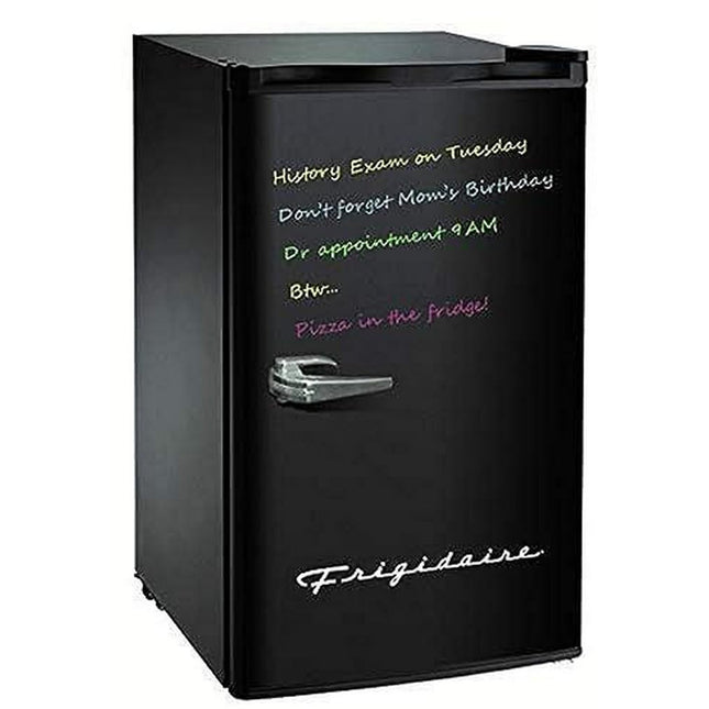FRIGIDAIRE EFR331-BLACK 3.2 Cu ft Eraser Board Mini Compact Dorm Fridge (Black)