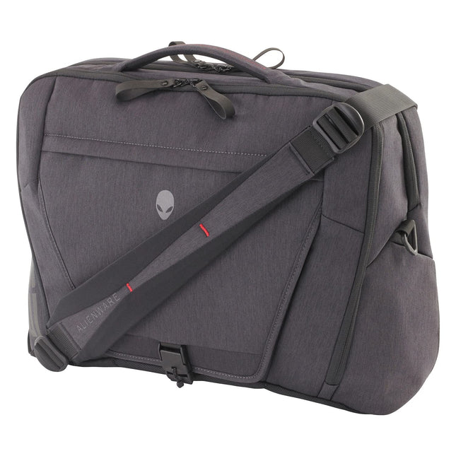 Mobile Edge Alienware Area-51m Gear Bag - Gaming Laptop Bag for Men & Women to Securely Store Gaming Accessories & Laptops up to 17.3” Inches - Travel Computer Bag - Heather-Gray, AWA51GB17