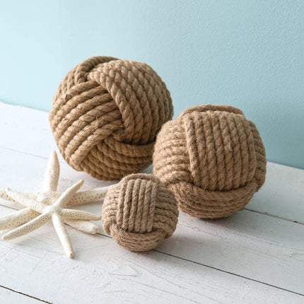 CTW Home Collection Nautical Rope Balls, Set of 3