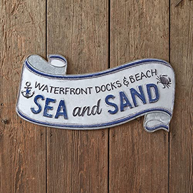 CTW Home Collection 440091 Sea and Sand Scroll Wall Sign
