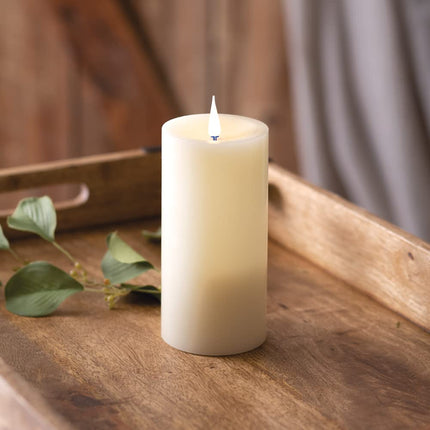 Colonial Tin Works Infinite Wick Wax Pillar Candle, 6-inch Height