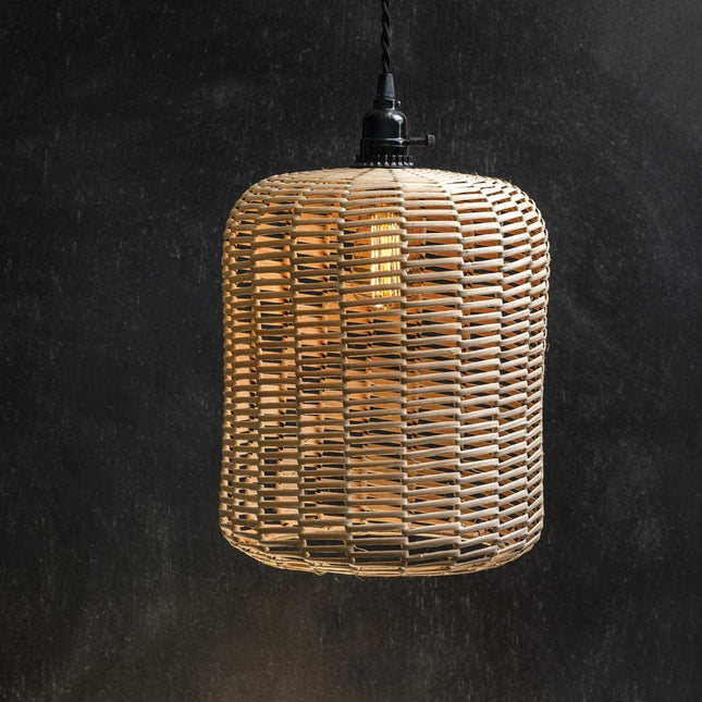 CTW Home Collection Rattan Santa Barbara Pendant Lamp
