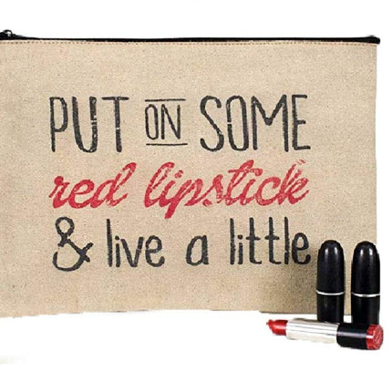 CTW Home Collection Red Lipstick Travel Bag Accessories