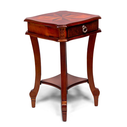 All Things Cedar Classic Accents HF008 Designer End Table, Cherry
