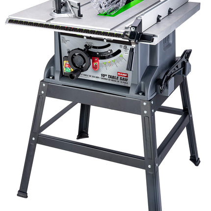 Genesis GTS10SC 15-Amp 10-In. Table Saw with Metal Stand