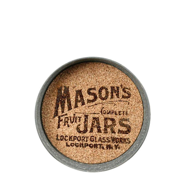 Mason Jar Lid Coaster with Mason Jar Logo - Set of 4