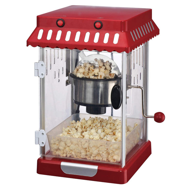 Frigidaire EPM107RED Retro 2.5-Ounce Theater-Style Countertop Popcorn Maker, 2.5 Ounce, Red