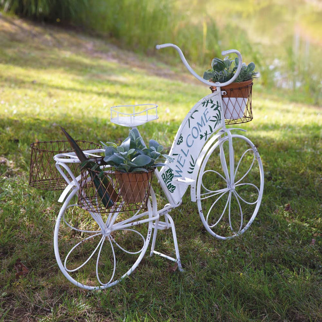 CTW Home Collection Welcome Garden Bike, 46-inch Width, Copper