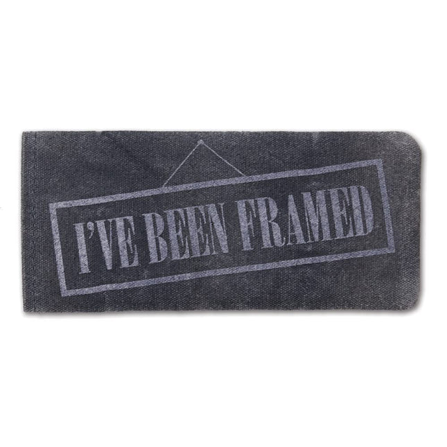 CTW Home Collection I've Been Framed Eyeglass Case, 7.5-inch Length, Funny Sintement Eyeware Storage Organizer