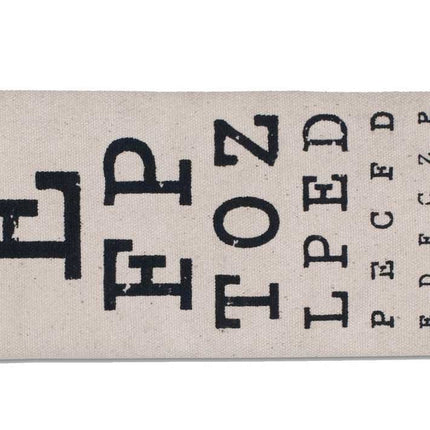 CTW 510050 Eye Chart - Canvas Eyeglasses Case, 9 inch Height