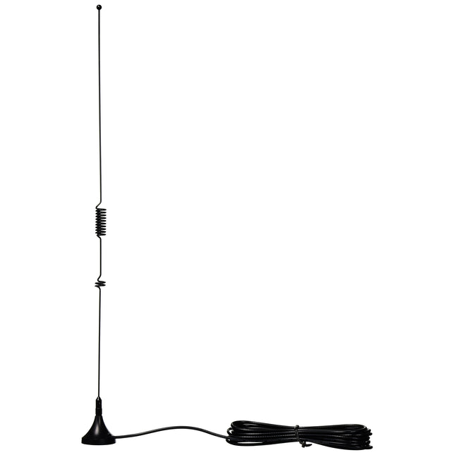 Tram 1081-SMA 144MHz/430MHz Dual-Band Magnet Antenna with SMA-Male Connector, 15.80in. x 3.15in. x 1.30in.