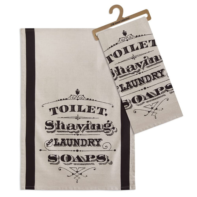 Colonial Tin Works 780330 Gentlemans Room Tea Towel, 28-inch Height