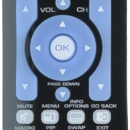 AUDIOVOX RCRN06GR 6 Device, Universal Learning Remote,11 ,black