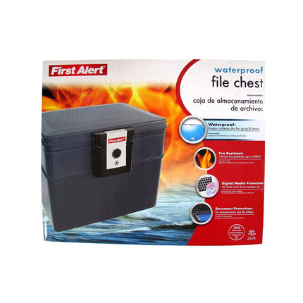 First Alert 2037F Water and Fire Protector File Chest, 0.62 Cubic Feet