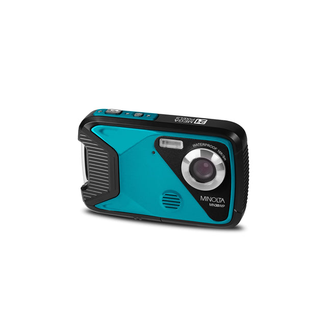 Minolta MN30WP 21 MP / 1080P HD Waterproof Digital Camera (Teal)