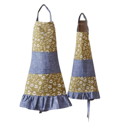 CTW 780346 Floral Adult and Child Apron, Set of 2