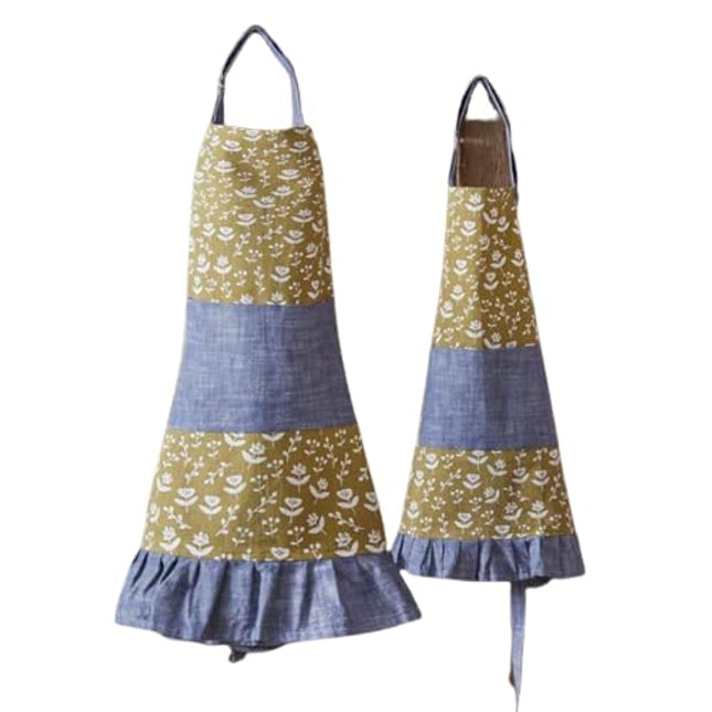 CTW 780346 Floral Adult and Child Apron, Set of 2